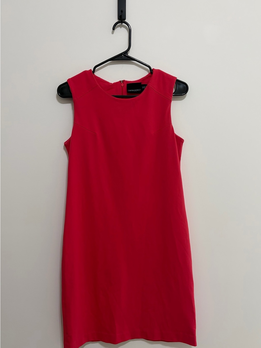 Chic Red Sleeveless Mini Dress
